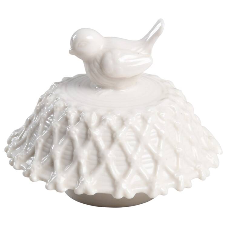 Victorian Bird Lid for Teapot
