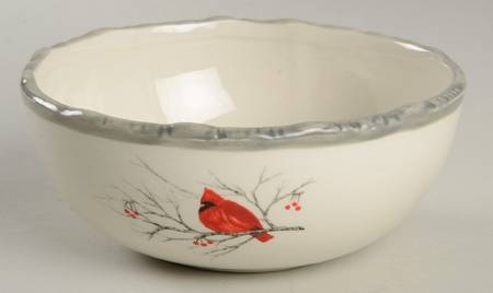 Winter Cardinal Soup/Cereal Bowl