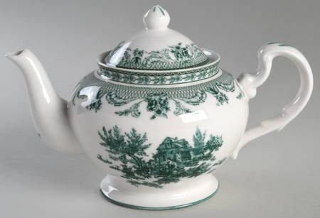 Green Toile by Grace's Teaware