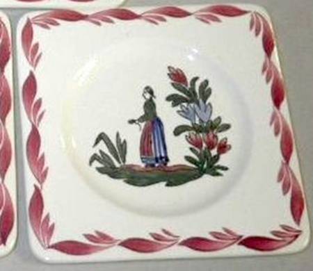 GIE45 Square Salad Plate