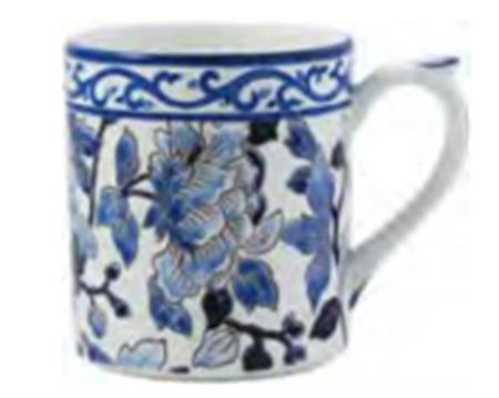 Pivoines Bleues Mug