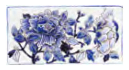 Pivoines Bleues Letter Tray