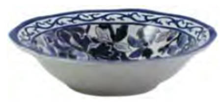 Pivoines Bleues Coupe Cereal Bowl