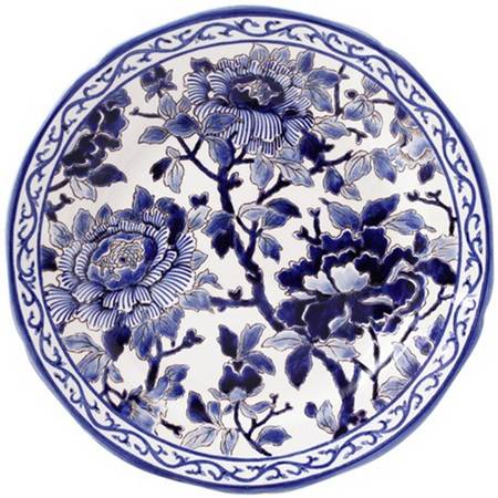 Pivoines Bleues Dinner Plate