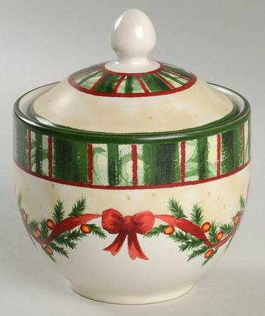 Comfort and Joy Sugar Bowl & Lid