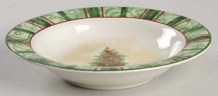 Comfort and Joy Rim Soup Bowl
