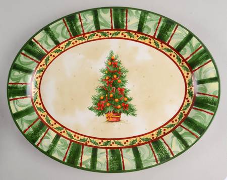 Comfort and Joy 15" Oval Serving Platter