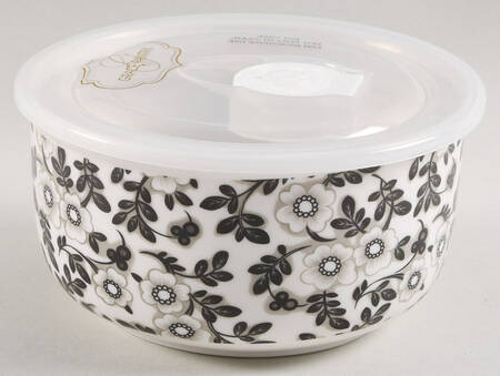Dainty 16 Oz Round Plastic Microwave Bowl w/Vent Lid