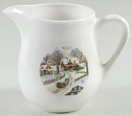Christmas Toile Creamer