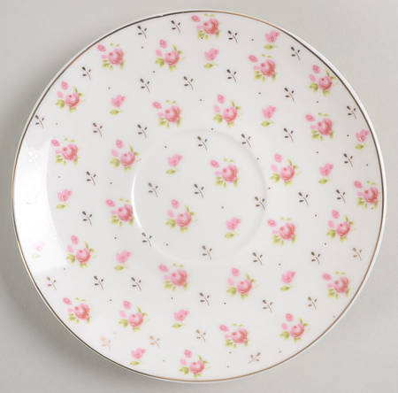 Pink Rose Saucer