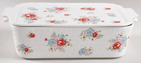 Katie Rose Rectangular Baker & Lid