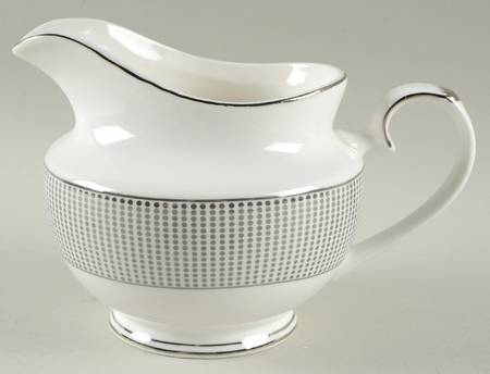Grey Pin Dots Creamer