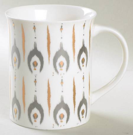 Grey Ikat Mug