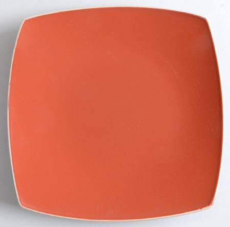 Soho Lounge Matte Brick Orange Salad Plate