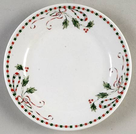 Festive Traditions (No Trim) Salad/Dessert Plate