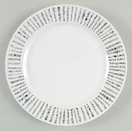 Gold Scratch Salad Plate