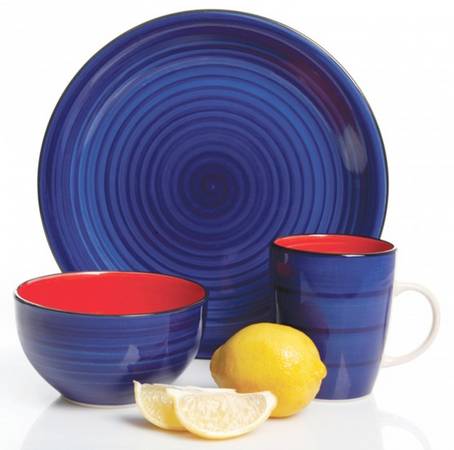 Color Fling Cobalt Blue and Red by Gibson Designs