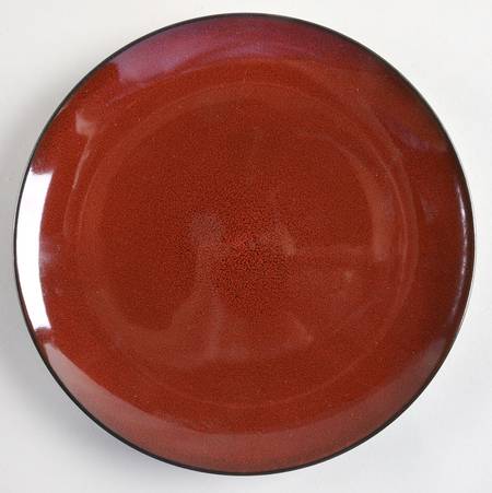 Soho Lounge Round Burgundy Salad Plate