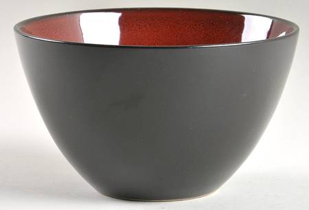 Soho Lounge Round Burgundy Soup/Cereal Bowl