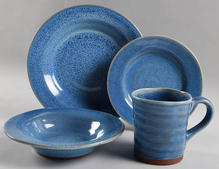 Mariani Blue 4 Piece Place Setting