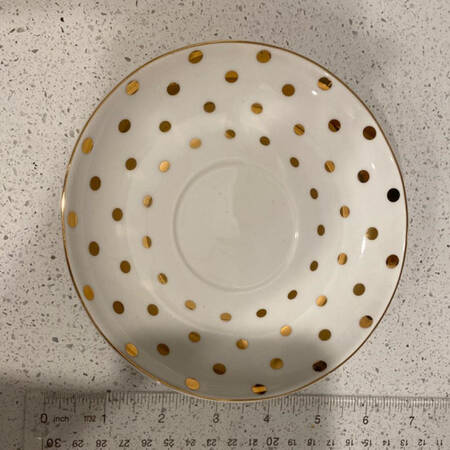 Variety Gold Dots Saucer