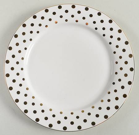 Variety Gold Dots Salad Plate