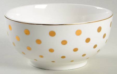 Variety Gold Dots Soup/Cereal Bowl