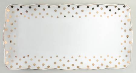Variety Gold Dots 12" Sandwich Tray