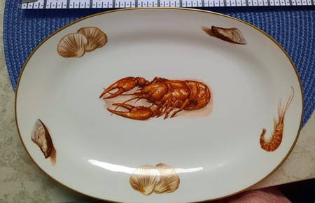 GIN369 12" Oval Serving Platter