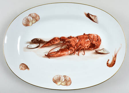 GIN369 14" Oval Serving Platter
