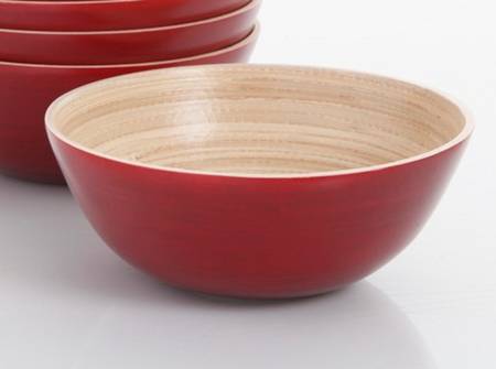 Hollydale Individiual Wood Salad Bowl