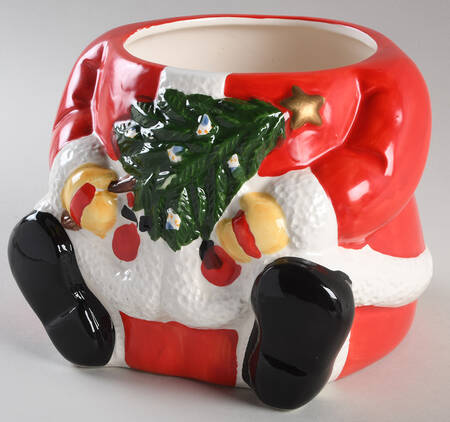 Whimsical Christmas Cookie Jar No Lid