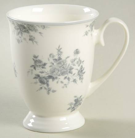 Grey Rose Mug