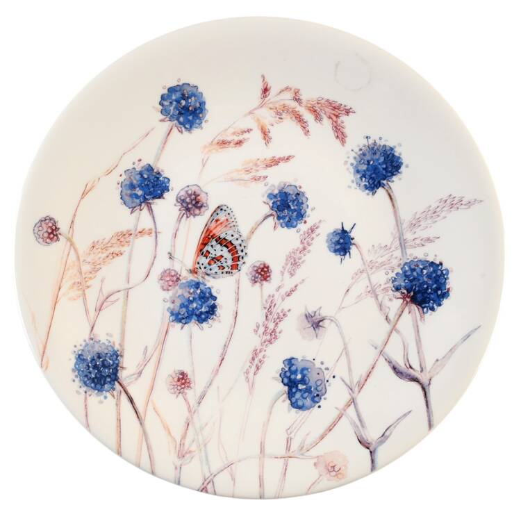 Azur Salad/Dessert Plate by Faiencerie De Gien
