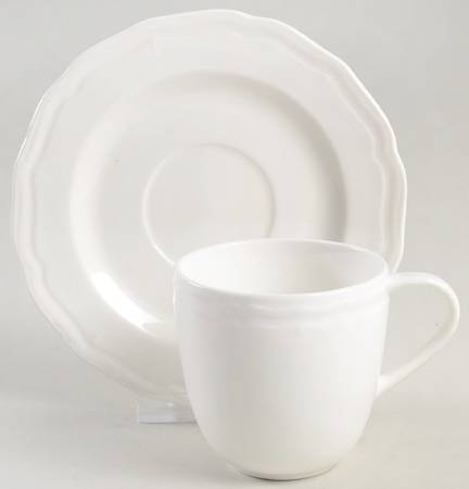 Miranda Flat Cup & Saucer Set
