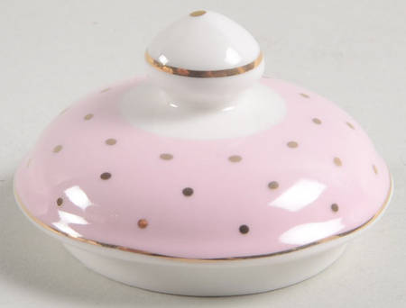 Pin Dots Pink Lid for Sugar Bowl