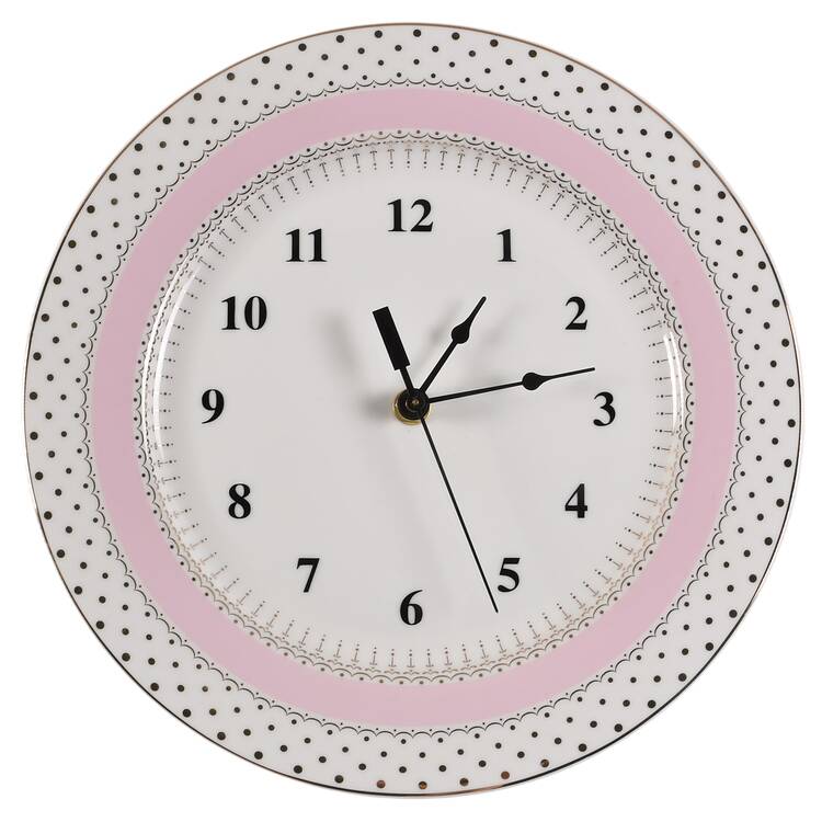 Pin Dots Pink 1-2" depth  Clock Plate HC