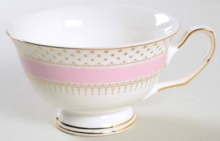 Pin Dots Pink Footed Cup