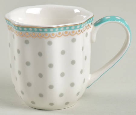 Josephine Aqua Flat Demitasse Cup