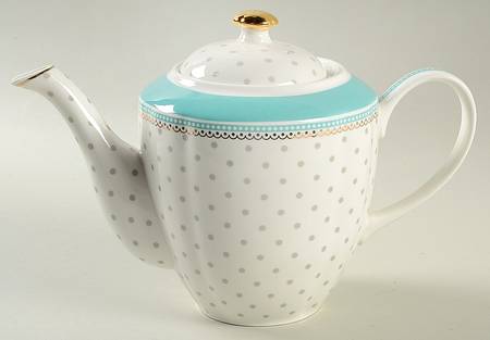 Josephine Aqua Teapot & Lid