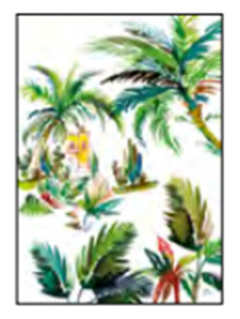 Jardins Extraordinaires Tea Towel