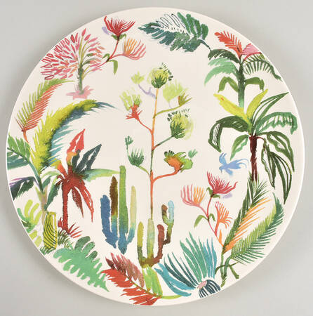 Jardins Extraordinaires Cake Plate