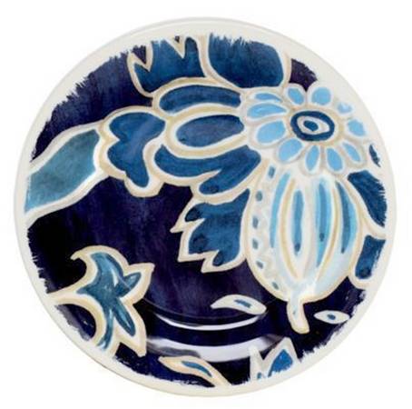 Indigo Canape Plate