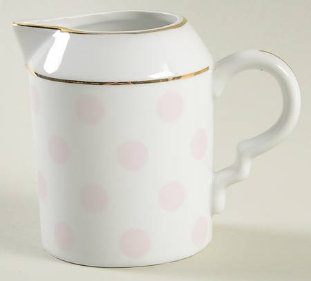 Polka Dots Pink Creamer