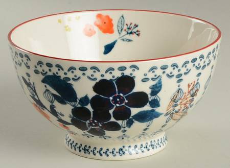 Boho Blue Soup/Cereal Bowl
