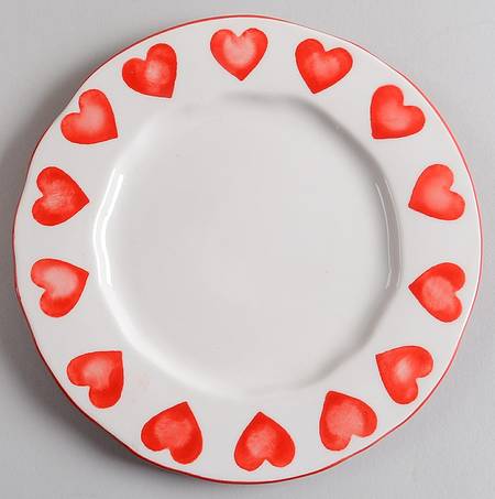 Hearts Appetizer Plate