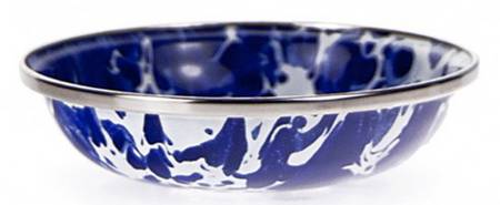 Cobalt Swirl Enamelware Tasting Plate/Dish