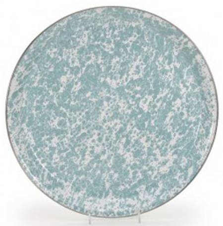 Sea Glass Enamelware 15" Round Tray