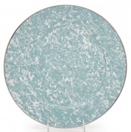 Sea Glass Enamelware Service Plate (Charger)