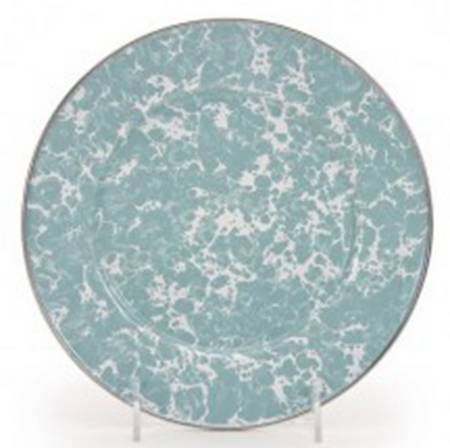 Sea Glass Enamelware Individual Sandwich Plate